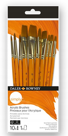 SIMPLY WC SH 10 BRUSH ZIP CASE filA