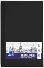 SZKICOWNIK OXFORD SKETCHBOOK SZYTY A5/96K CZARNY