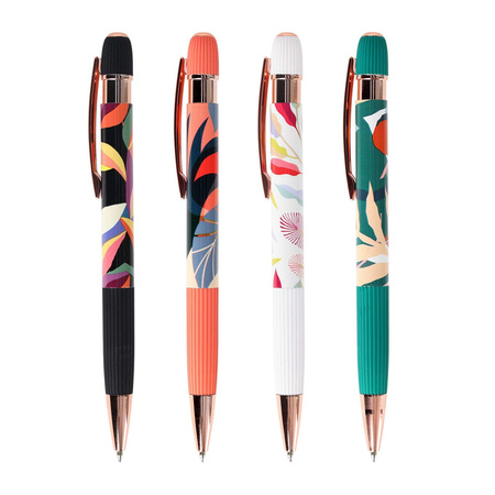 STRIGO DŁUGOPIS ŻELOWY AUTOMATYCZNY FLORAL