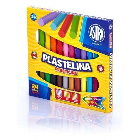 Plastelina ASTRA 24 kolory.