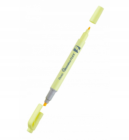 Dwustronny zakreślacz Pentel Illumina FLEX Żółty