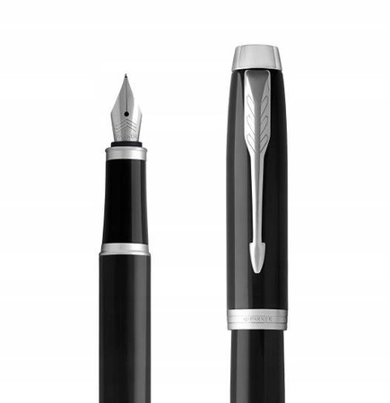Parker IM Black Lacquer CT zestaw pióro i etui