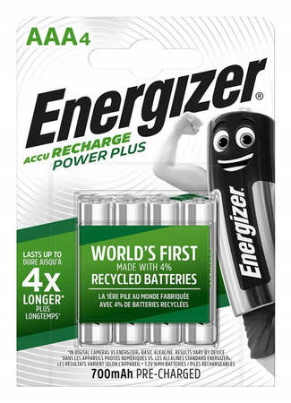 Akumulator Power Plus AAA HR03 1,2V 700mAh 4szt