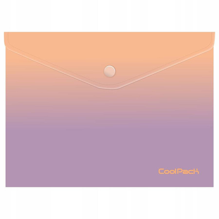 CoolPack Koperta A4 na zatrzask Gradient berry