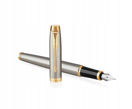 PARKER IM pióro wieczne Brushed Metal GT F