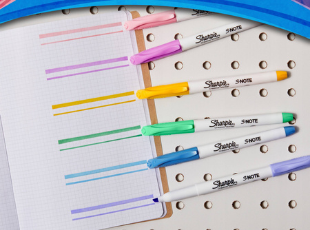 TEXTMARKER SHARPIE S-NOTE 20 KOL. PASTEL