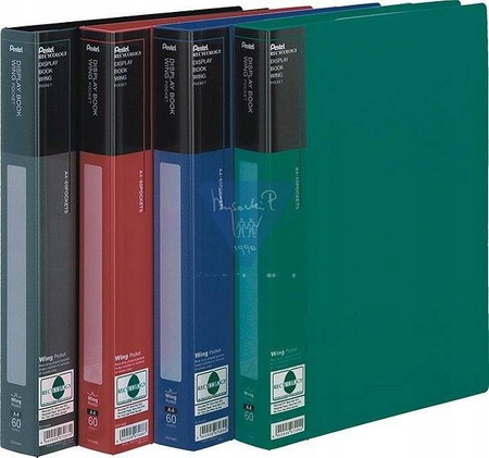 Album ofertowy Pentel DCF442 Wing 20 A4 Czerwony