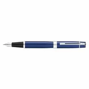 Pióro wieczne Sheaffer 300 niebieskie wykończenie chrom