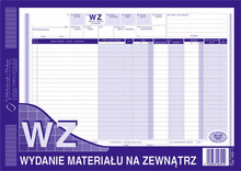 Wydanie materiału na zawnątrz A4 385-1 Michalczyk i Prokop