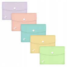 TECZKA KOPERTOWA PLASTIKOWA A6 OXFORD PASTEL MIX
