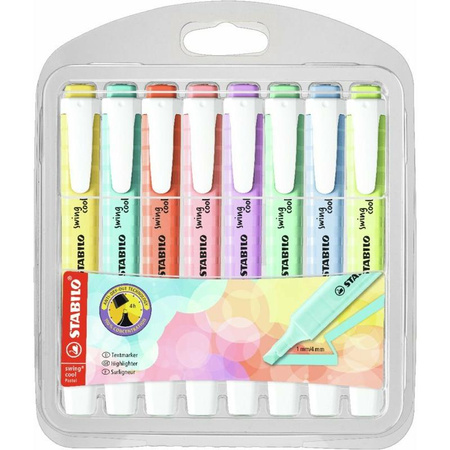 Textmarker Stabilo Swing Cool pastel 8 sztuk
