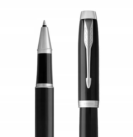 PARKER IM pióro kulkowe Black Lacquer CT F
