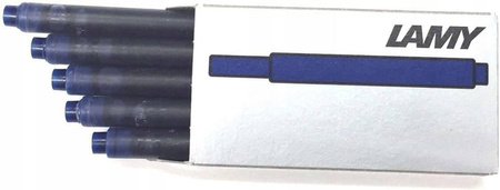 Niebieskie naboje Lamy T10 opakowanie 5 sztuk