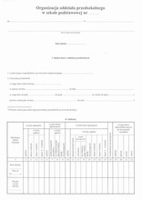 Organizacja oddziału przedszkolnego w szkole podstawowej