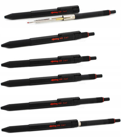 Rotring 600 3w1 Multi Pen Czarny