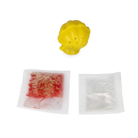 STRIGO ZESTAW KREATYWNY GOO FLEX  STWÓRZ SWOJĄ PIŁECZKĘ KAUCZUKOWĄ CZERWONA