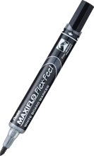 Marker suchościeralnyz elastyczną końcówką Pentel MWL5SBF czarny