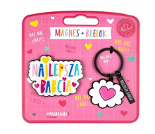 Set Pan Dragon magnes + brelok Naj Babcia
