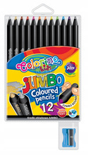 Kredki ołówkowe okrągłe 12 kol. Colorino