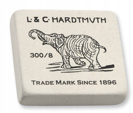 Gumka szkolna duża 300/8 56x50x16 mm Koh I Noor