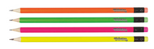 Colorino ołówek z gumką neonowy