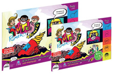 Blok rysunkowy kolorowy Fiorello A3/16 kartek Tytus, Romek i A"Tomek