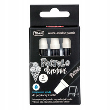 KREDKI PASTELE KREDOWE BIAŁE /3/