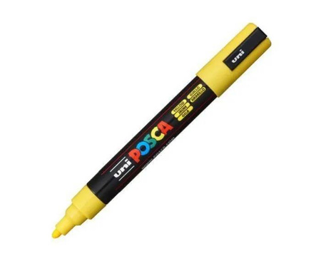 Uni marker Posca PC-5M plakatowy ŻÓŁTY 2