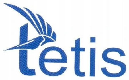 Koperta DL Tetis BT612 na zatrzask CZERWONA