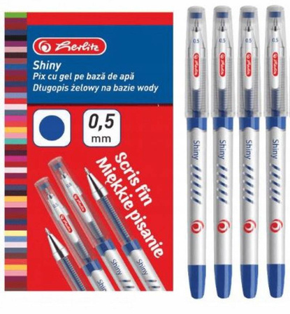 Długopis żelowy Herlitz Shiny 12szt