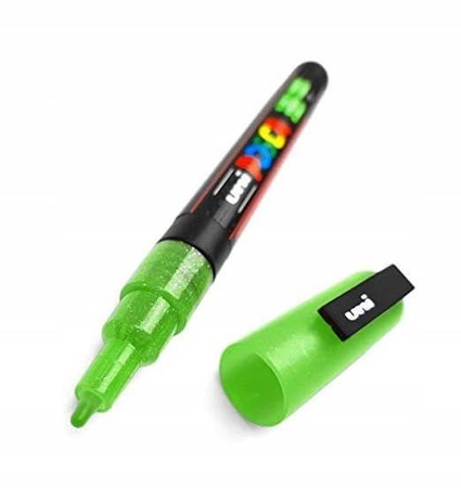 MARKER PLAKATOWY UNI POSCA PC-3ML ZIELONY BROKAT 6