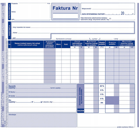 Faktura netto Michalczyk i Prokop 102-XE 2/3 A4 81