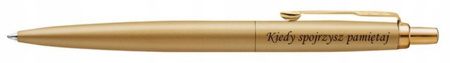 Parker Jotter XL długopis Gold Monochrome M