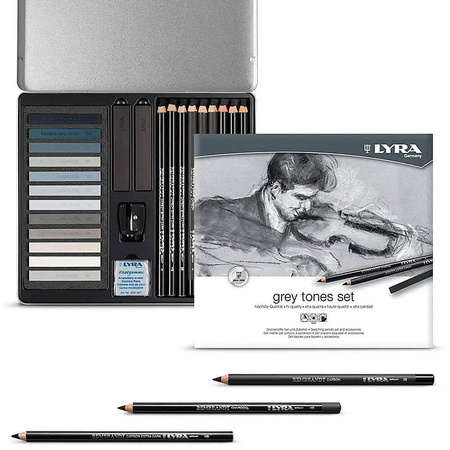 LYRA GREY SKETCHING 25 PCS METAL.FILA