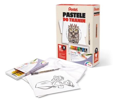 Zestaw Pentel pastele + koszulka