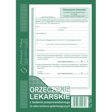 Orzeczenie lekar.A5(sanit.-epid.-w)