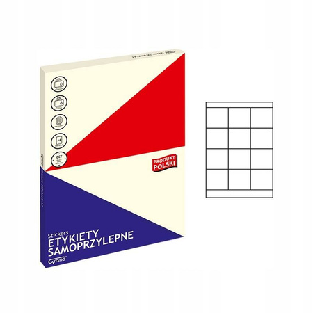 Etykiety samoprzylepne GRAND - 018 70x67,7 mm