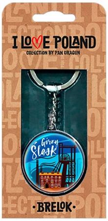 Breloczek I Love Poland Górny Śląsk