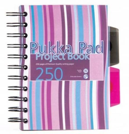 Kołozeszyt Pukka Pad Project Book Stripes A6