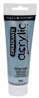 Farba akrylowa Daler Rowney 702 Silver Imit
