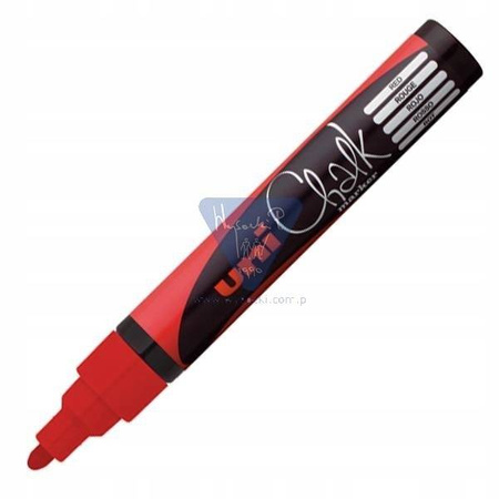 Uni marker kredowy PWE-5M czerwony