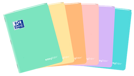 ZESZYT OXF EASYBK PASTEL A5 60 KARTEK Q5X5M AST