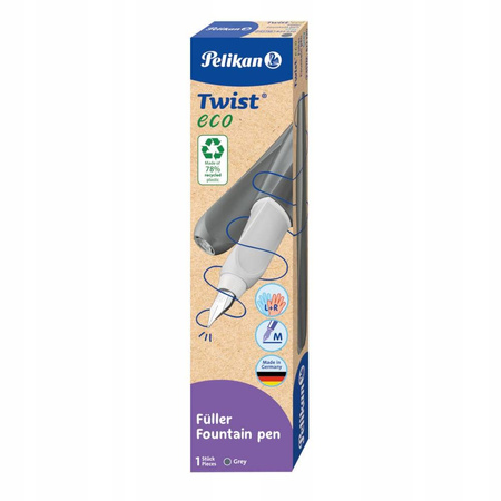 PIÓRO WIECZ.TWIST ECO P457 M (1) GREY PELIKAN