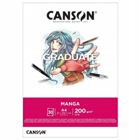 Blok_Rys. Canson Graduate Manga A4 200g 50A FILA