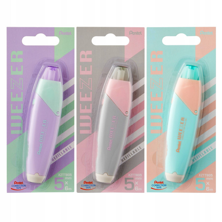 PENTEL KOREKTOR W TAŚMIE 6M - WEEZER BLUE