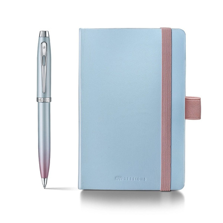 SHEAFFER ZESTAW EXPRESSIONS S100 9376 DŁUGOPIS NIEBIESKI + NOTES