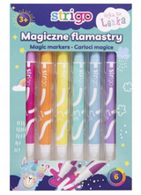 Magiczne Flamastry Strigo SSC143 Hejka 6 szt