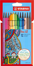 Flamastry STABILO Pen 68 - opk. 12 kolorów