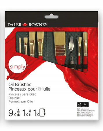 SIMPLY OIL SH 10 BRUSH ZIP CASE FILA