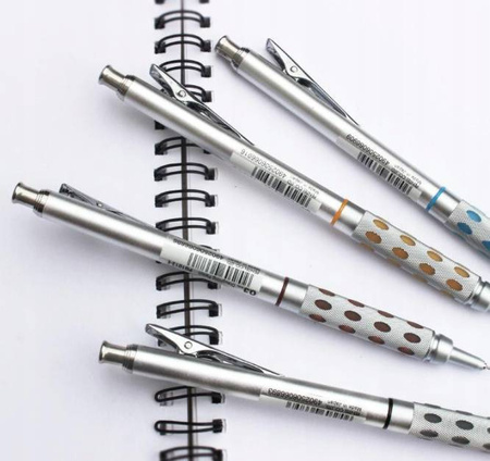 Ołówek automatyczny Graphgear 1000 srebrno żółty